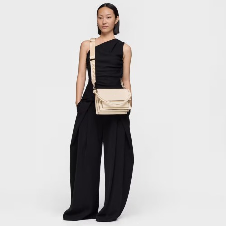Bandolera mediana Audree beige TOUS La Rue New | TOUS