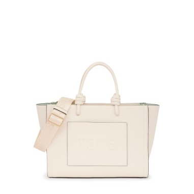 Shopper mediano Amaya beige TOUS La Rue New | TOUS