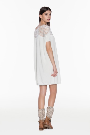 TS63XC VESTIDO ENCAJE twin set