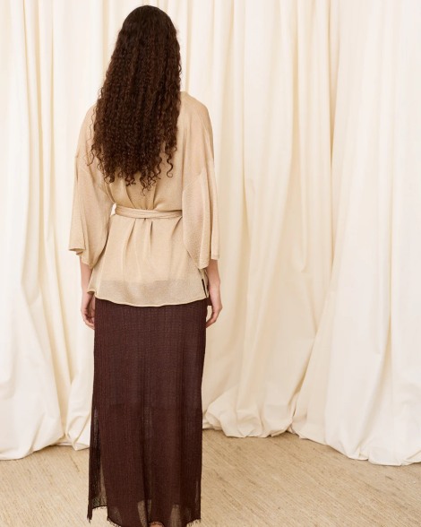 Chaqueta lurex dorada 6663 2