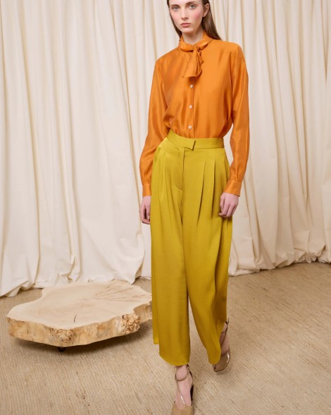 Pantalón ancho color pistacho 1152 2