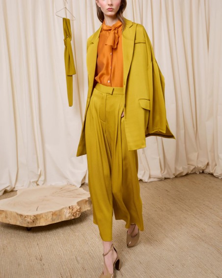 Pantalón ancho color pistacho 1152