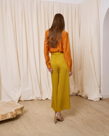 Pantalón ancho color pistacho 1152