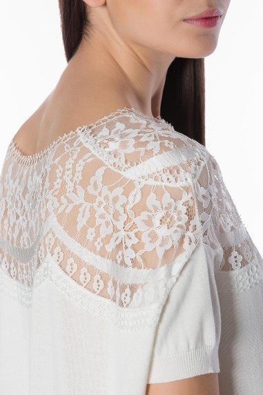 TS63XC VESTIDO ENCAJE twin set