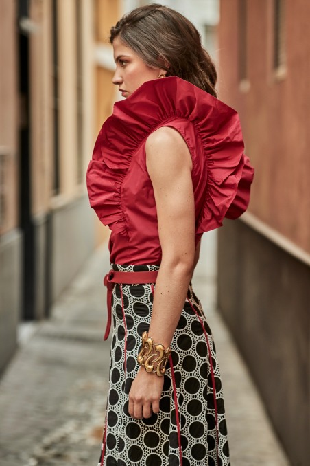 Camisa Ria  rojo Panambi