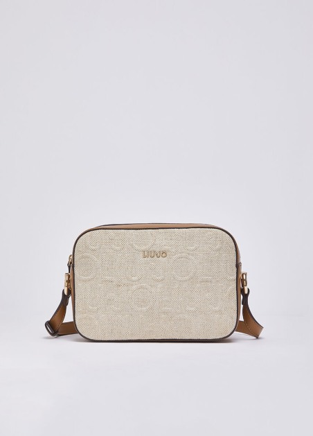 Bandolera mediana de yute 6211