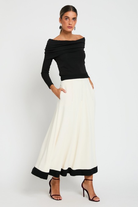 Falda Sibony Color Nude