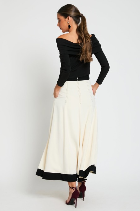 Falda Sibony Color Nude