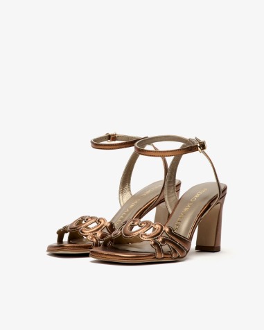 Sandalia  Miralles NEDA 18287 cobre