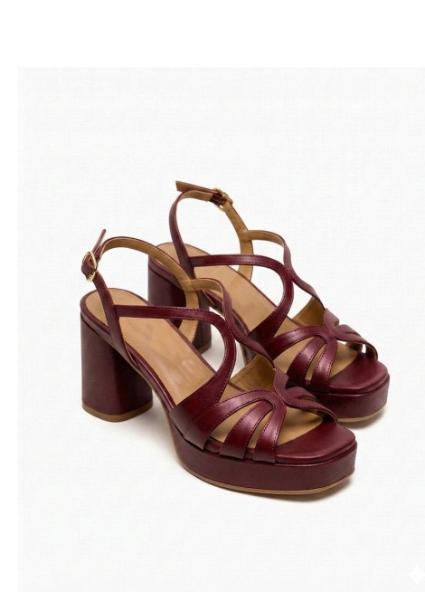 Sandalia Miralles 18166 burdeos 2