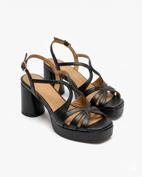 Sandalia Miralles 18166 negro 2