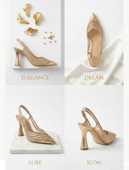 Zapato Ezzio platino Egeo