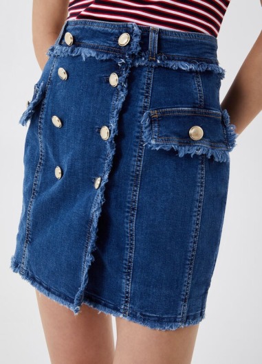 Minifalda vaquera con botones UA1109