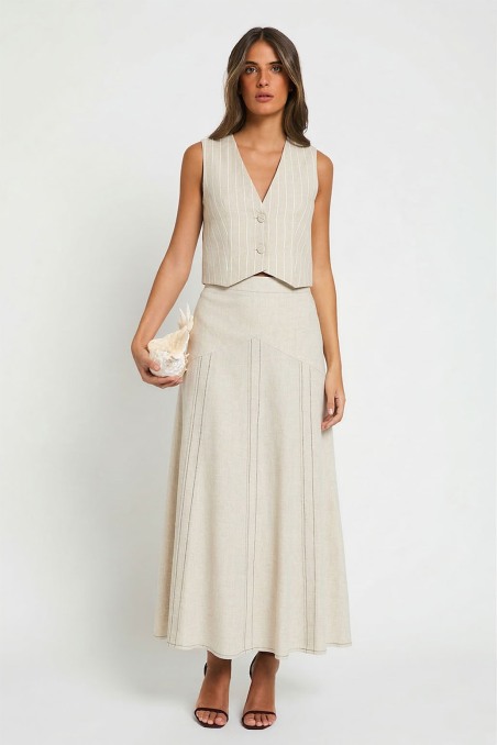 Falda Wasta piedra Colour Nude