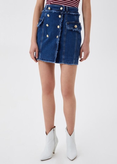 Minifalda vaquera con botones UA1109