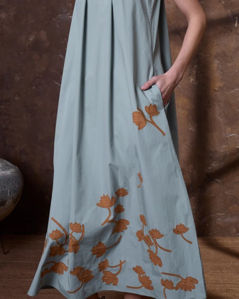 Vestido halter azul 6241-624 2