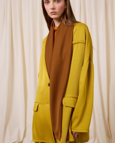 Blazer satinada pistacho 1151-115