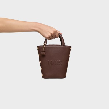 Mini bolso marrón TOUS Back to basics
