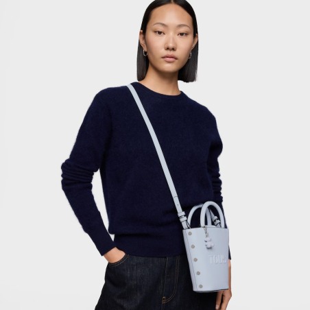 Mini bolso azul grisaceo TOUS Back to basics