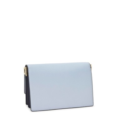 Bandolera mediana azul marino Audree Saffiano