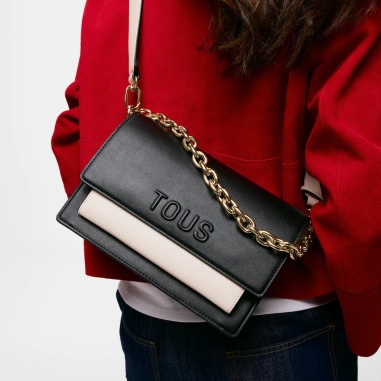 Bandolera mediana Audree negra Kaos Icon