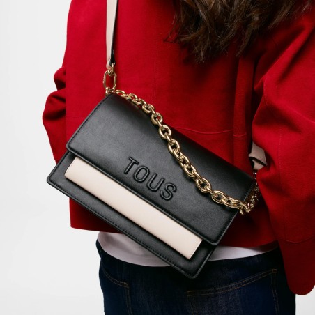 Bandolera mediana Audree negra Kaos Icon