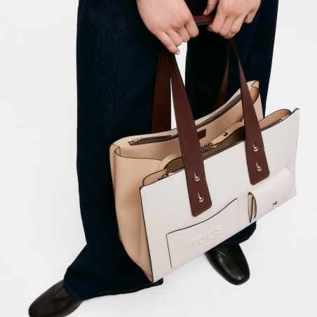 City grande beige y marrón TOUS Back to basics