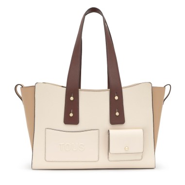 City grande beige y marrón TOUS Back to basics
