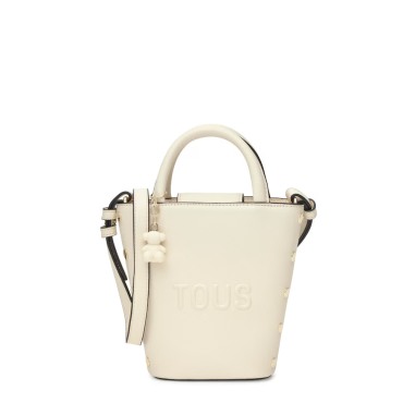 Mini bolso beige TOUS Back to basics