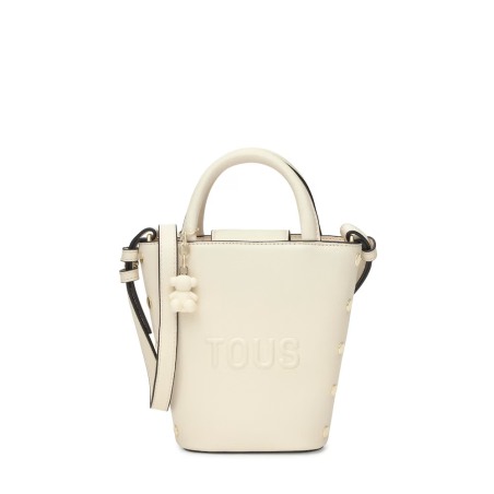 Mini bolso beige TOUS Back to basics