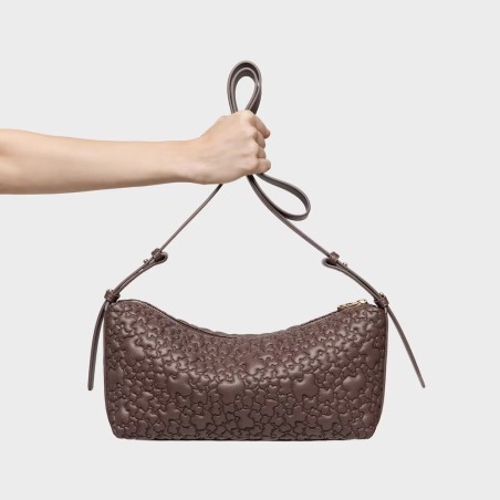 Bandolera marrón Puffy Bear