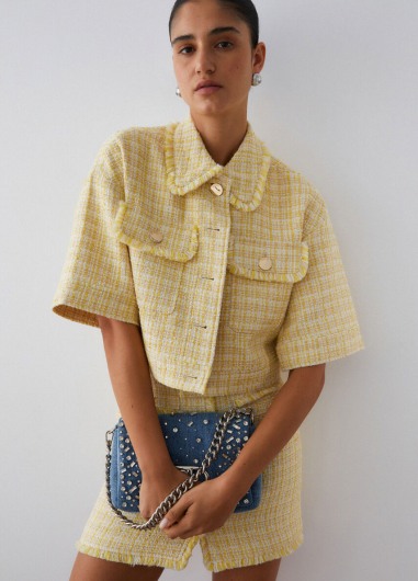 Chaqueta corta de bouclé WA6157