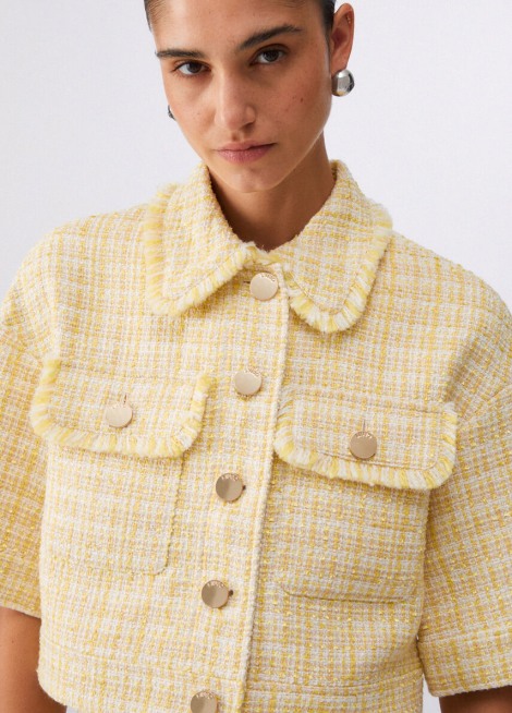 Chaqueta corta de bouclé WA6157 2