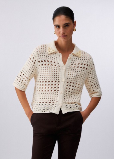 Cárdigan de crochet WA6325
