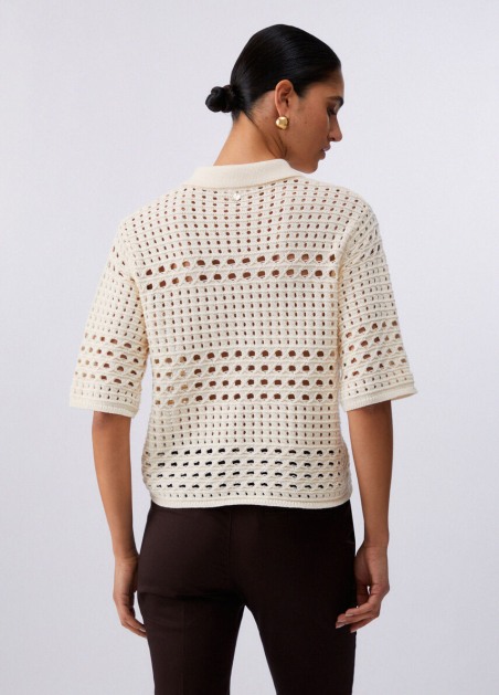 Cárdigan de crochet WA6325