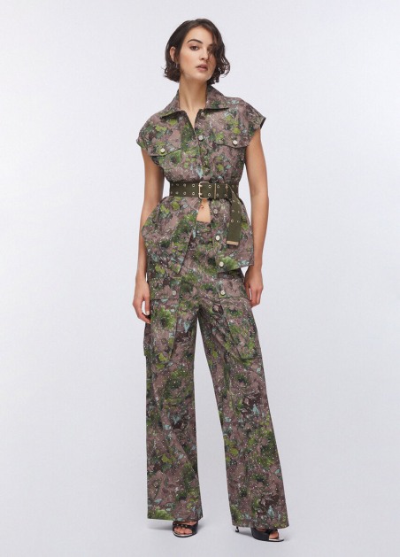 Chaleco con estampado WA6341