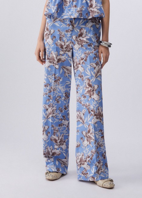 Pantalón palazzo de popelina  WA6441 2