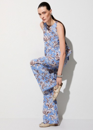 Pantalón palazzo de popelina  WA6441