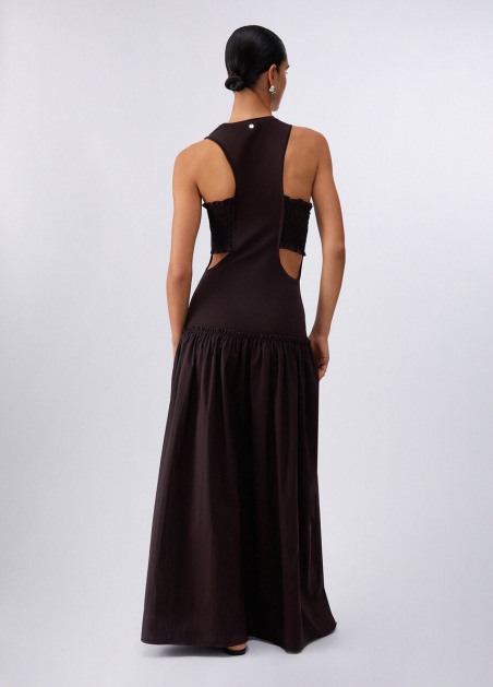 Vestido largo con cut-out wa6466