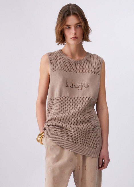 Top de punto caladoTA6112