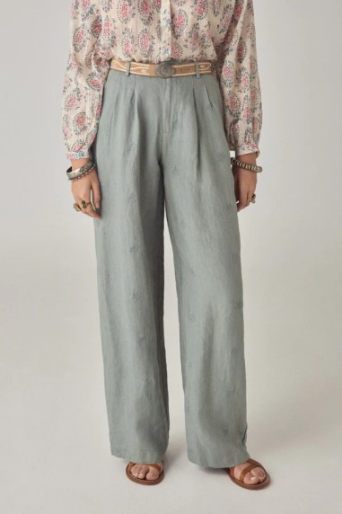 Otto Pant Linen Twist Maiden  Maison Hotel