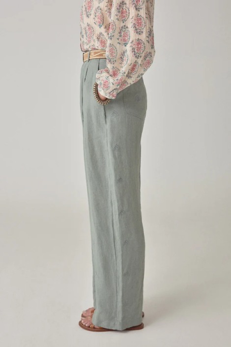 Otto Pant Linen Twist Maiden  Maison Hotel 2