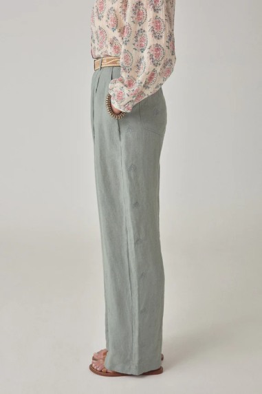 Otto Pant Linen Twist Maiden  Maison Hotel