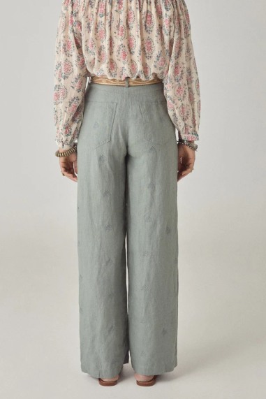 Otto Pant Linen Twist Maiden  Maison Hotel