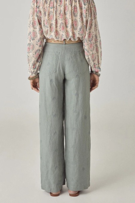 Otto Pant Linen Twist Maiden  Maison Hotel