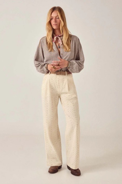 Theodore Pant Shell Brodé