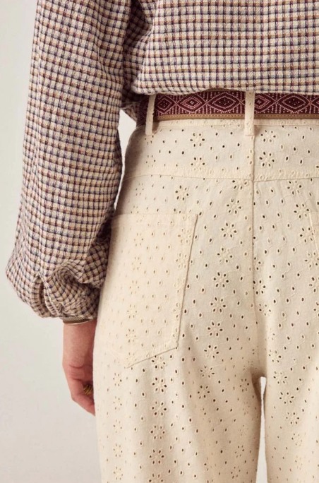 Theodore Pant Shell Brodé