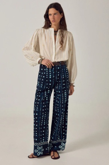 Caroline Blouse Starry White  Maison Hotel