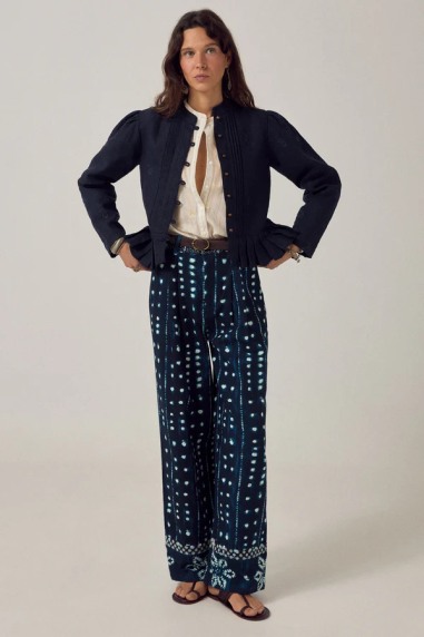 Caroline Blouse Starry White  Maison Hotel