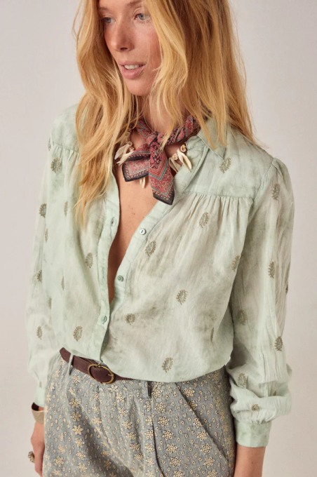 Rani Shirt Mineral Jade  Maison hotel